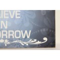 **RS17** An awesome inspirational wall hanging sign with a string on the back in good condition