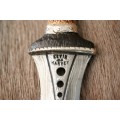Discounted!!! Spectacular hand made Kevin & Heather Harvey 1/4 scale West African Kuba Knife