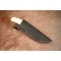 **RS17** Beautifully made Arno Bernard Snr. antique Warthog bone-handle knife w/ original sheath