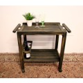 A lovely shabby chic drinks/ tea trolley on castors in good condition - awesome in informal areas!