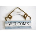 A very charming "Welcome" wall hanging sign with a beach/ holiday theme - perfect Xmas gift!!