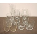 An awesome *job lot* of 11x assorted beverage glasses in good condition - RS17Sale