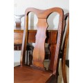 **RS17** Six stunning and beautifully made solid Imbuia ball & claw Boston-back dining chairs