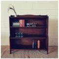 A stunning and spacious teak bookshelf with three shelves - perfect to display collectables as well!