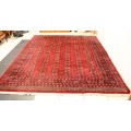 A superb, well made (2.48m x 3.13m) traditional "very soft" Iranian Turkomen Persian carpet