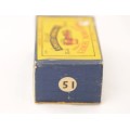 **RS17** Rare original vintage (c1958) Matchbox No. 51 yellow Albion Chieftain die-cast model truck