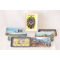 **RS17** A collection of 7x destination themed sweet plates including England, Liechtenstein & more