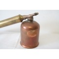 **RS17** An awesome vintage copper and brass Rega plunger style spray can, great on display.