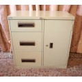 **RS17** A sturdy S. Tabak & Sons metal filing cabinet, needs some tlc, perfect to paint!