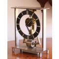 A rare vintage West German made Kieninger & Obergfell electro-magnetic quartz table clock
