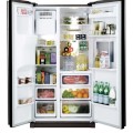 **RS17** Samsung mirror finish (Model RS21HFCMR) 524 litre side-by-side fridge-freezer w/ ice maker