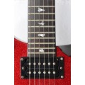 A superb "PRS" SE Orianthi signature "red sparkle" electric guitar in good condition w/ carry bag!