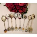 **RS17** A wonderful collection of eight assorted spoons, lovely to add to a collection.