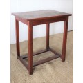 well made solid oak occasional table - perfect for a table lamp or a paint technique-Lifespace Sale