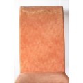 A modern styled "textured" fabric burnt-orange colour upholstered occasional dining chair