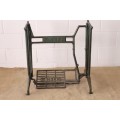 A superb and rare antique (early 1900's) cast iron Singer sewing machine treadle stand