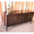 Vintage Retro side server cabinet with four drawers and loads of cupboard space-Lifespace Sale