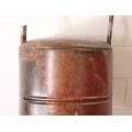 A scarce vintage/ antique? solid copper 150l geyser cylinder;  perfect for a stiller/ fireplace etc