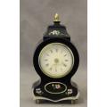 A gorgeous vintage "Westclox" floral design wind up clock, working. Lifespace Sale