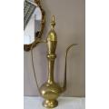 A beautiful large vintage solid brass Aftaba with ornate hand chased detailing. Lifespace Sale
