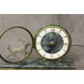 A beautiful vintage 1950s "Jakob Palmtag" electric mantel clock. Gorgeous!!!