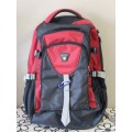 An awesome red and black Tosca backpack in great condition!!