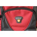 An awesome red and black Tosca backpack in great condition!!