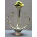A lovely solid brass vase with two handles. Beautiful on display! Lifespace Sale