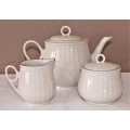 BEAUTIFUL tea set including tea pot, milk jug and sugar pot!