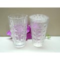 Two stunning glass vases!! Beautiful on display!!-Lifespace sale