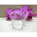 Two glass ice buckets- ideal for a drinks tray or trolley-Lifespace Sale