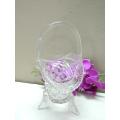 A stunning vintage glass basket perfect for display-Lifespace Sale