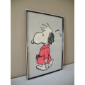 A wonderful vintage print of "Snoopy". Pretty in all rooms!!! Lifespace Sale