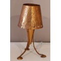 A stunning little Copper table lamp with a copper shade - very stylish-Lifespace Sale