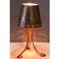 A stunning little Copper table lamp with a copper shade - very stylish-Lifespace Sale