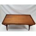 A carved Oak coffee table in good condition.Perfect in informal areas-Xmas Sale