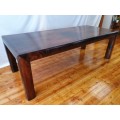 An exquisite LARGE (242cm x 102cm) Coricraft 6-seater dining table. Xmas sale
