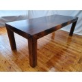 An exquisite LARGE (242cm x 102cm) Coricraft 6-seater dining table. Xmas sale