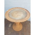 A beautiful concrete free standingbird bath. Stunning in a garden!