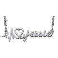 {Sterling Silver} Personalized Nameplate Necklace or bracelet