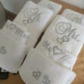 Glodina Personalised Embroidered 3 Piece Towel sets