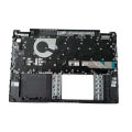 New Palmrest Upper Case Backlit Keyboard J4TRT For Dell Latitude 3510