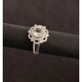 ***2CT SOLID 925 STERLING SILVER RING***