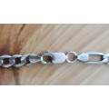 ***Fabio`s Italian Sterling Silver Chain 60 cm long and 24g. In great condition.***