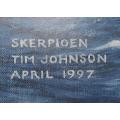 Skerpioen " Tim Johnson " 1997 - Poster - Measures 450MM by 350MM