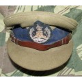 Rhodesia - BSAP Officers Peak Cap with Badge