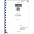 SADF - 1 Recce ( Restricted ) - Special Forces Basic Demolitions Book 1 - Over 200 Pages