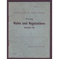 Aero Vlub of East Africa - Flying Rules and Regulations Booklet
