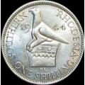 Southern Rhodesia - 1944 Silver Shilling