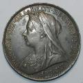 Great Britian - 1897 Queen Victoria Silver Crown